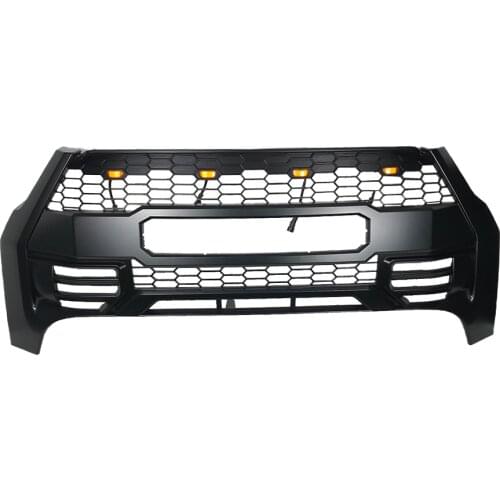 Modified For Hilux Accessories Grill For Hilux Rocco Revo TRD Front Bumper Grilles 2021 Car Grills Mesh Radiator Racing Grille