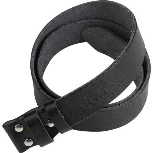 UFAY Top Layer Leather Belt No Buckle Genuine Leather Belts for Man Retro High Quality