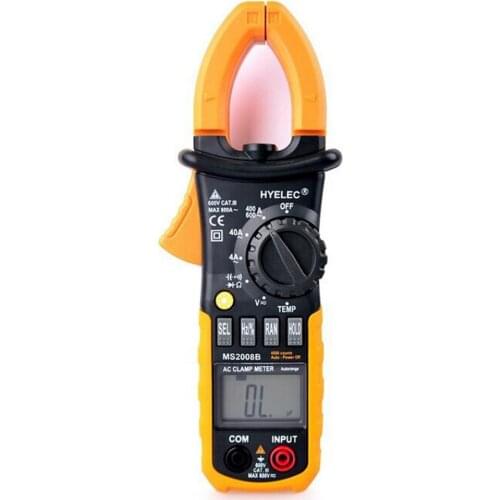 Professional Digital AC Clamp Meter 4000 Counts Backlight Multimeter