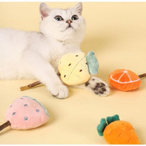 Cute Funny Cat Toys Lovely Cat Accessories Wooden Self-healing Teeth Chew Cleaning Sticks Pet Products Catnip Ball Dropshipping