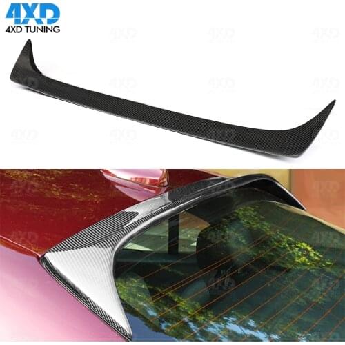 For Alfa Romeo Giulia Carbon Fiber Roof Trunk Rear Spoiler Wing Fit For Alfa Giulia Top Spoiler Car Accessories 2016-up
