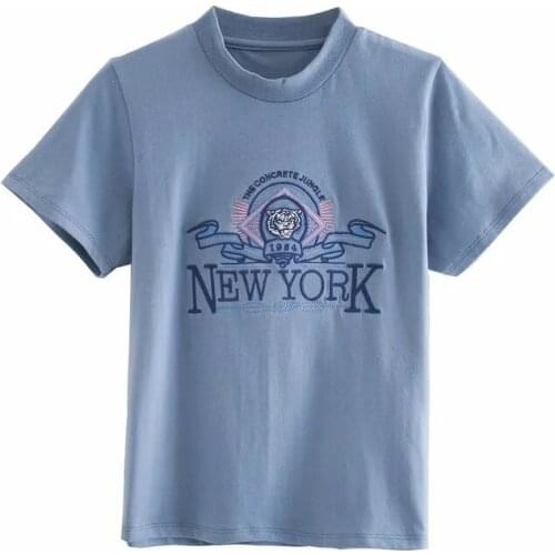 T-shirt Women Loose Ins American Western Style Restoring Ancient Ways Small Coat Render Unlined Upper GarmentDLSY1707