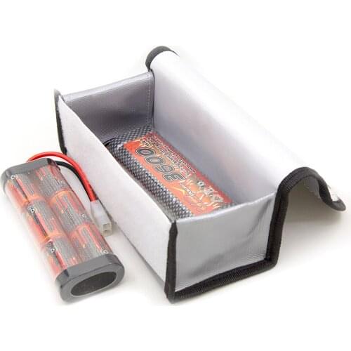 ZHGJMY Lipo Battery Portable Fireproof Explosion-proof Safety Lipo Battery Bag Fire Resistant 185x75x60mm for RC Lipo Battery