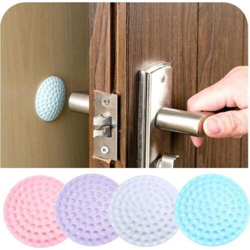 1Pc Soft Door Crash Pad To Protect The Wall Anti-Slip Self Adhesive Door Desk Stopper Modelling Door Fender Stickers
