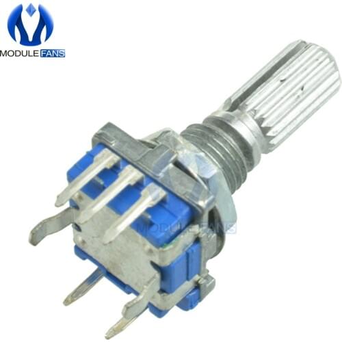 10PCS 20mm EC11 Diy Electronic Rotary Encoder Audio Digital Potentiometer with Switch Handle EC11 Switch