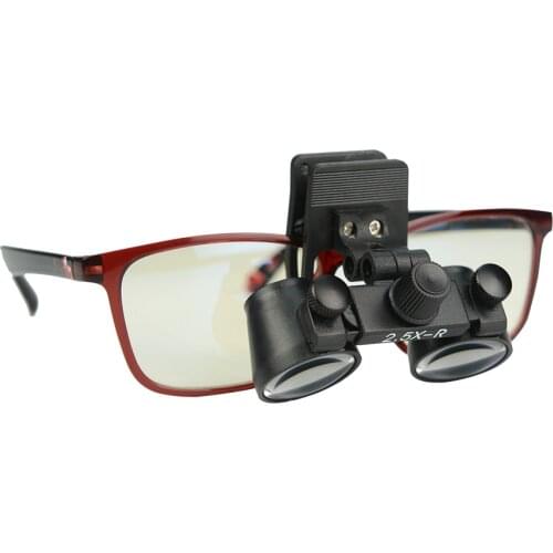 2.5X Surgical Medical Dental Loupes Dentist Glasses Magnifying Glass 30~52cm Long Working Distance