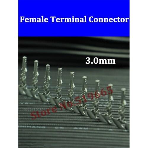 300pcs Molex3.0 Female Crimp Terminal Pins for 2/4/6/8/10/12/14/16/18/20/22/24Pin male connector