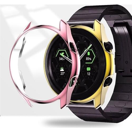 41mm/45MM Watch Protective Bumper Case Waterproof Frame Cover Shell for Samsung Galaxy Watch 3 Unisex Accessories