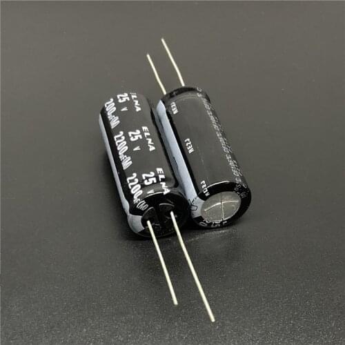 5Pcs/50Pcs 2200uF 25V ELNA RE2J Series 12.5x31mm 25V2200uF Audio Capacitor