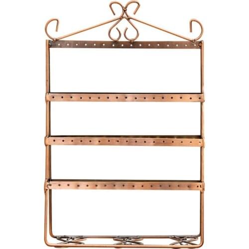 70% Hot Sale 4-Tier Durable Jewelry Stand Rack Earrings Display Organizer Holder Props Shelf