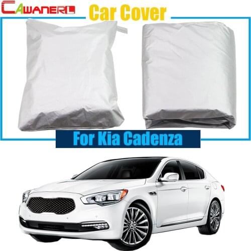 Cawanerl Car-Styling Car Outdoor Cover UV Anti Sun Snow Rain Resistant Protector Cover Dustproof For Kia Cadenza