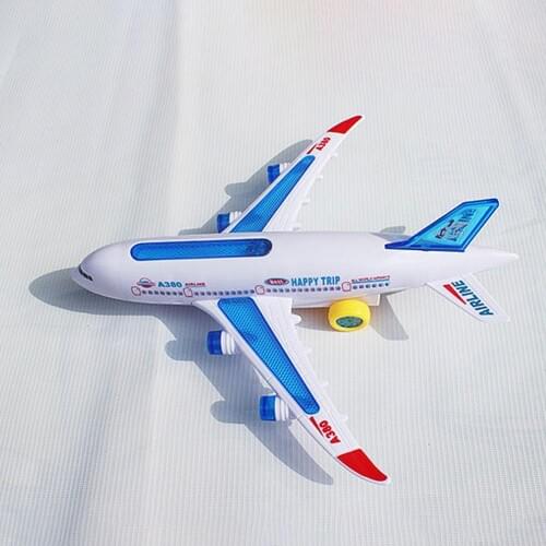 Children Kids Gift Toy Autopilot Flash Sound Aircraft Music Lighting Toys Airplane Plane Model Girl Boy Birthday Gifts