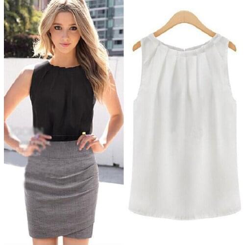 GZXISI Sleeveless Blouses