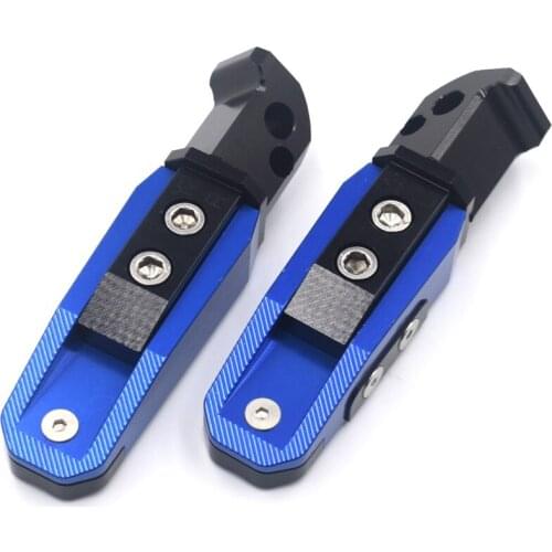 CNC Footrests Rear Foot Pegs Rests Pedals For Yamaha MT-10 MT-03 FZ-10 2016-2017 MT-07 FZ-07 2014-2016 YZF R1 R6 R1 R3 R25 R15