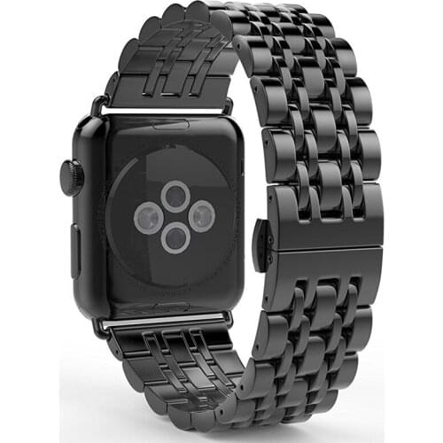 Strap+watch case For Apple Watch band 44mm 40mm apple watch 5 3 4 42mm/38 iwatch band correa Stainless Steel pulseira watchband