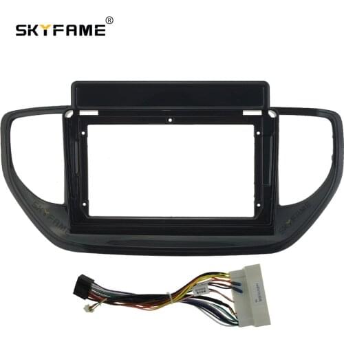 SKYFAME Car Frame Cable For HYUNDAI VERNA Accent 2020+ Android Screen Dask Kit Fascia Frame