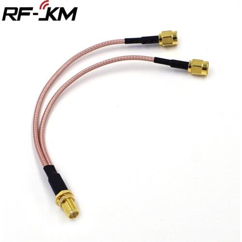 SMA female to 2 SMA Male RG316 RF CABLE