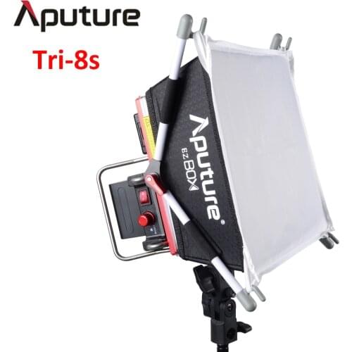 Aputure Amaran Tri-8s led video light panel Color Temperature 5000K With 2pcs NP-F970 Battery + Easy Box V mount