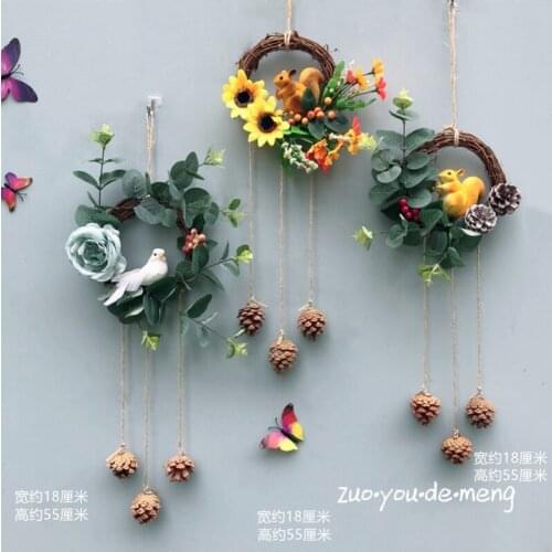 Wreath decoration wall hanging wall pendant wall living room wall hanging room wall decoration wall decoration interior