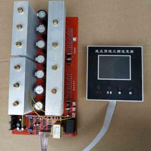 LCD display pure sine wave power inverter drive PCB motherboard 12v to 48v universal 24 tube board English version