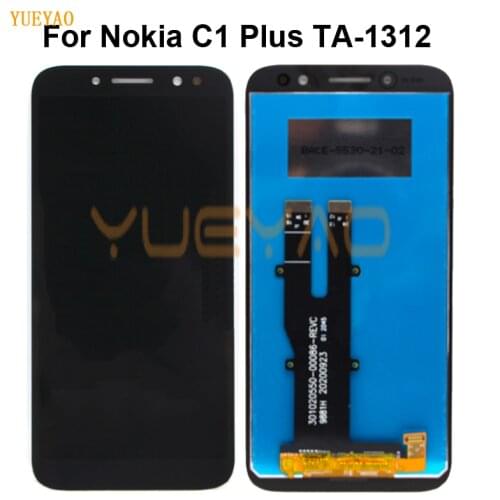 LCD Display For Nokia C1 Pus TA-1312 LCD Display Touch Screen Digitizer Assembly For Nokia C1 TA-1165 TA-1165 LCD Screen
