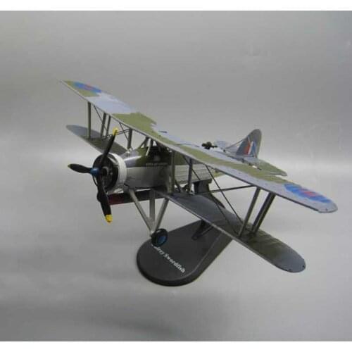 1/72 Scale WWII Royal Airforce SWORDFISH W5856 Fighter Air Force Diecast Aircraft Plane Model Alloy AirlineToy