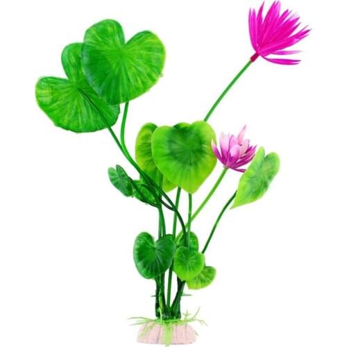 1pc Artificial Fish Tank Decorations Aquarium Artificial Plastic Plants Grass Ornament Decor Aquarium Landscape Submarine Flower