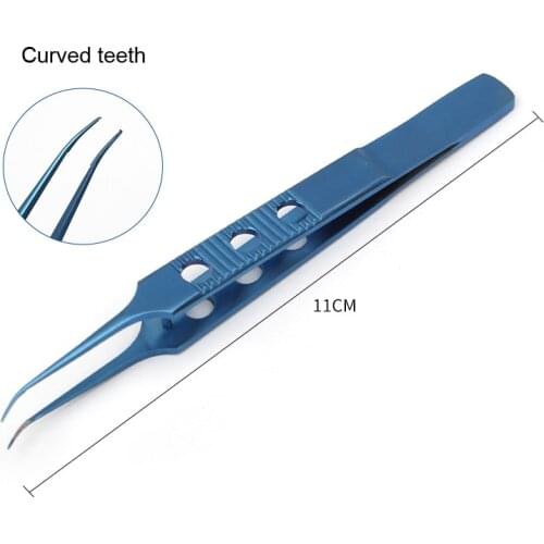 1pcs Titanium Straight Tying Forcep 115mm ophthalmic eye surgical instrument