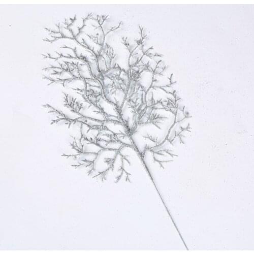10pcs Christmas Tree Decoration Leaves Simulation of cypress leaves, dead branches 20x40cm