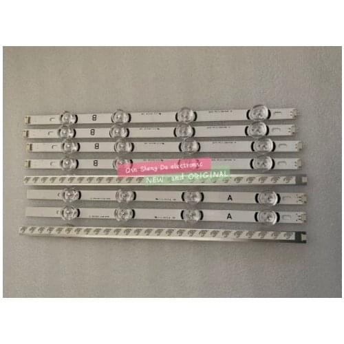New 10set=80pcs LED strip For LG 40LF630V INNOTEK 40 DRT4.0 DRT 4.0 3.0 40 inch A B SVL400 6916L-0885A 0884A