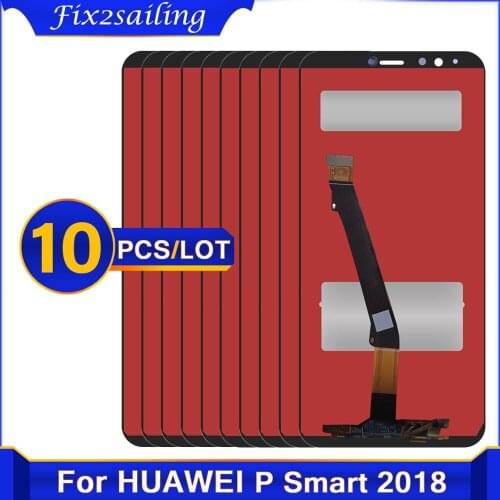 10pcs Lcd Screen For Huawei P Smart LCD Display Touch Digitizer For Huawei P Smart 2018 FIG-LX1/L21/L22 LCD Display Replacement