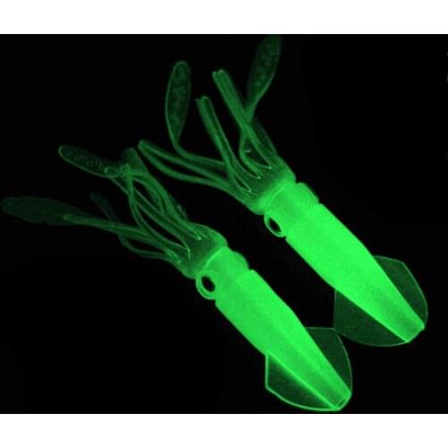 5pcs Saltwater Fishing Lure Squid Octopus Skirts Lures Tackle Glow Luminous Bait Artifact Cheap Sea River Dropship#0408