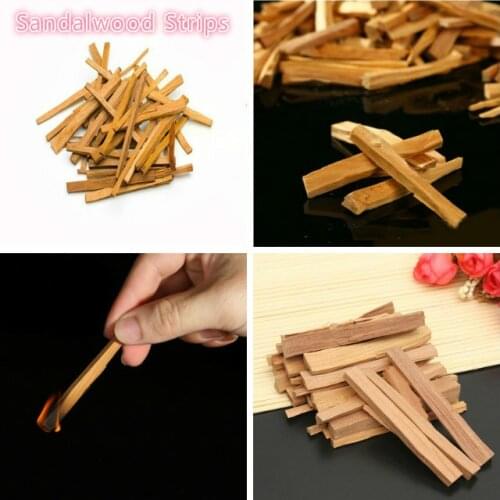 50g/bag Irregular natural sandalwood sticks, household aromatherapy products have a refreshing effect