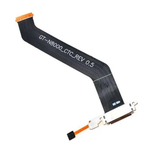 ZONBEMA 50pcs/lot High quality For Samsung Galaxy Note 10.1 N8000 USB Charger Dock Connector Charging Port Flex Cable