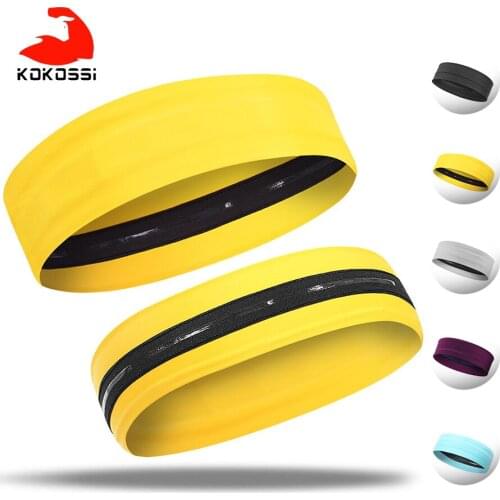 KoKossi Ice Silk Headband Quick-drying Breathable Comfortable Soft Skin-friendly Bandana Outdoor Sports Cycling Fishing Headgear
