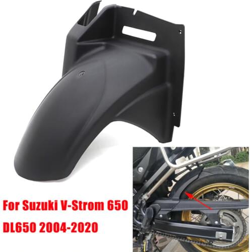 For Suzuki V-Strom 650 DL650 2004 - 2020 Rear Fender Splash Mud Dust Guard Mudguard Cover Mudflap DL 650 V-Strom650 VStrom 650