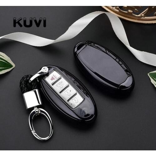 TPU Car Key Cover Case For Infiniti EX FX G25 G37 FX35 EX25 EX35 FX37 EX37 Q60 QX50 QX70 For Nissan Tidda Livida X-Trail T31 T32