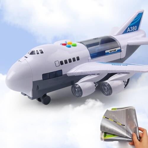 Childrens Airplane Toy Simulation Aircraft Toy Passenger Aircraft Car Model Large Size Passenger Plane Kids Airliner Toy