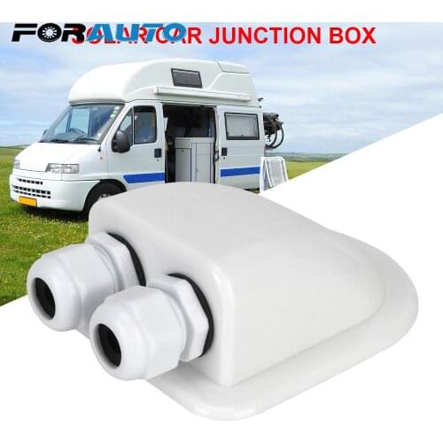 Dual Hole Caravan Solar Car Junction Box Cable Connector Holder Roof Wire Entry Cable Entry Gland Box
