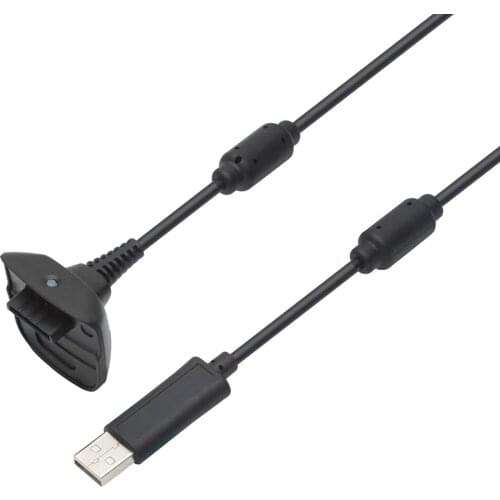 GREATLINK 1.5M USB Game Controller Charging Cable Wireless Controller Black USB Gamepad Joystick Power Charger Cable for Xbox360