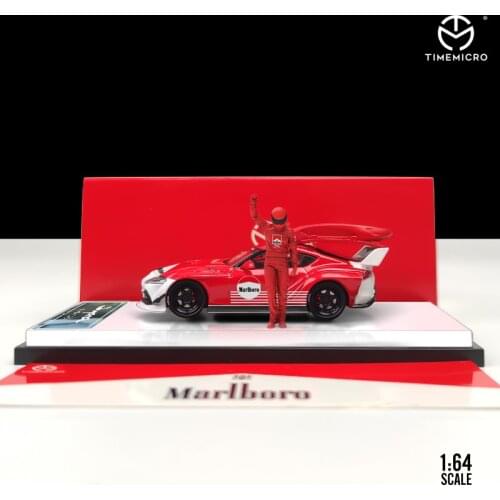 ImeMicro 1:64 LBWK LB Work Toyota Supra Red White Diecast Model Car