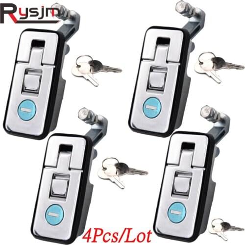 4Pcs/Lot Compression Lock Latch Handle 8.5X4X2.7cm for Toolbox Camper Trailer Truck Lock Outing Travel Luggage Safe Lock