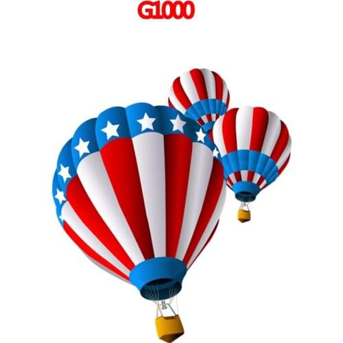 Colorful Air balloon Stickers Ussr Fashion Cartoon Car Sticker Window Decoration PersonalityPVC Decals