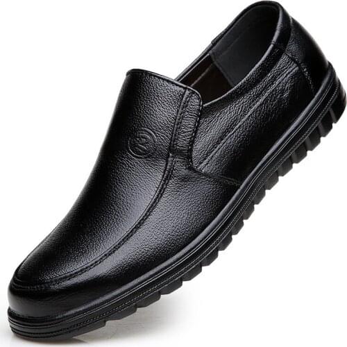 2021Summer Mens Comfortable Slip-On Genuine Leather Loafers For Men Shoes Moccasins Office Business Dress formal Male Shoes