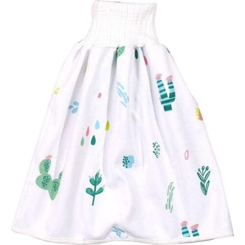 New Hot Comfy Children Diaper Skirt Shorts 2 in 1 Waterproof Super Absorbent Leak-proof Washable Baby Diaper Skirt Pants SMR88