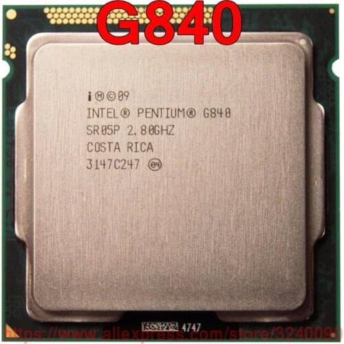 Original Intel CPU PENTIUM G840 SR05P Processor 2.80GHz 3M Dual-Core Socket 1155 free shipping speedy ship out