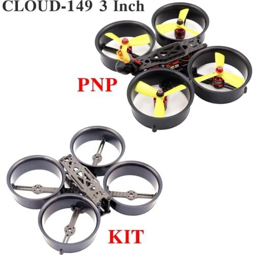 CLOUD-149 149mm 3inch Carbon Fiber Frame 1407 4000KV Motor 4S 20A BLHELI_S Mini F4 1200TVL Camera FPV Racing RC Drone PNP/KIT