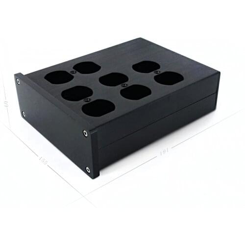 Size(mm):W155 H60 L191 1506 8-bit all aluminum power box without American standard socket and filter