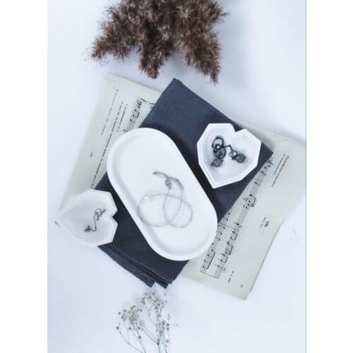 DIY dish bowl/fruit plate silicone mold UV epoxy resin pottery clay concrete handmade mold household accessories supplies