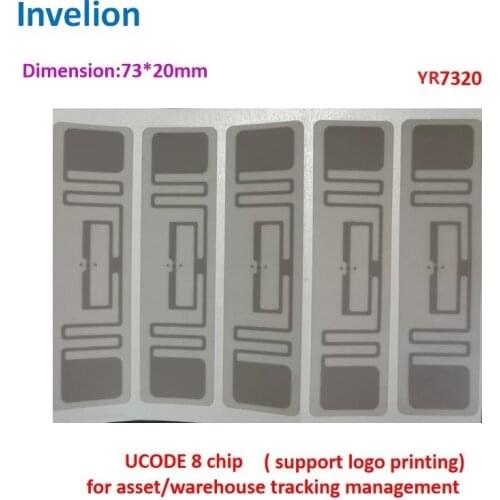 Alien 9654 UHF RFID Wet Inlay Label Tag Alien H3 passive epc 96Bits Adhesive GEN 2 long uhf label